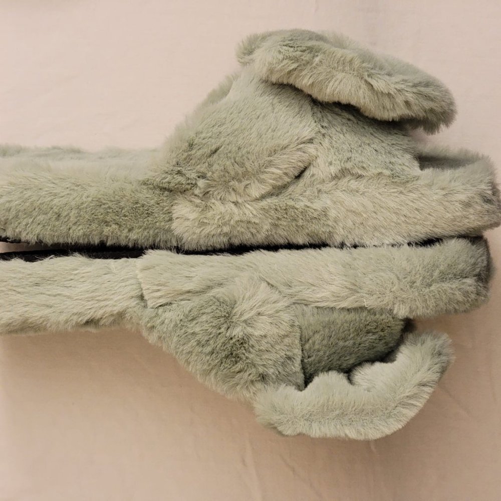Nib Mint Color Mata Trendsetter Fuzzy Slippers Si… - image 4